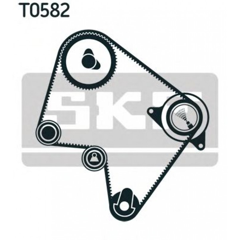 VKMA 96010 SKF Комплект (ремінь+ролики)